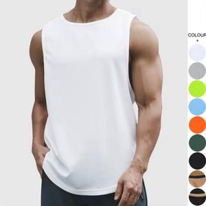 Wholesale Custom logo Cotton Running <b>Singlet</b> Muscle Athletic Shirts Sleeveless Fitness Wear Workout <b>Men</b> Gym Tank Top <b>for</b> <b>Men</b> - Product Image 1