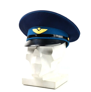 Factory Customized <b>Peak</b> <b>Cap</b> Officer <b>Peak</b> <b>Cap</b> Good Quality Visor <b>Cap</b> Customized <b>Peak</b> <b>Cap</b> Officer <b>Peak</b> <b>Cap</b> - Product Image 5