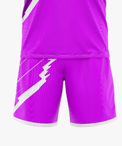 Kit de fútbol de sublimación completa personalizado para hombres y mujeres, camiseta de fútbol cómoda de tela ligera suave, 100% poliéster - Product Image 3