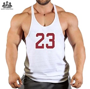 Débardeur de sport pour homme, débardeur musculaire, vêtements de sport décontractés, tricot respirant, écologique, séchage rapide, 100% coton - Product Image 2