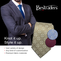 Améliorez votre look professionnel avec des cravates formelles en micro-polyester 100% de haute qualité pour hommes au prix le plus bas
