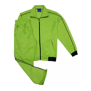 Conjunto de Chaqueta y Pantalones Deportivos Personalizados al por Mayor con Logotipo, 100% Poliéster, Cortavientos para Hombre, Traje Deportivo para Invierno - Product Image 4