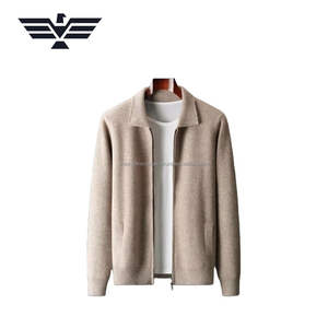 Veste polaire zippée décontractée unisexe de haute qualité respirante couleur unie légère pull automne hiver logo avant - Product Image 2