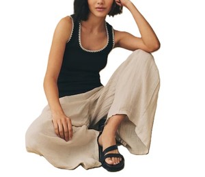 Meilleure vente nouvelle mode femmes débardeurs avec Logo Slim Fit plaine longue Fitness hauts d'entraînement respirant durable OEM - Product Image 3