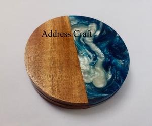 Sous-verres en bois et marbre à prix de gros d'usine, antidérapants, pour tasses à thé, décoration de table, tapis et coussinets - Product Image 6