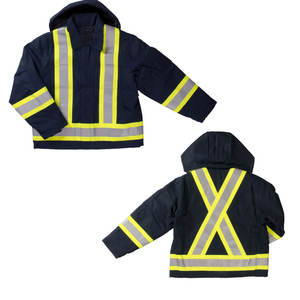Chaqueta de trabajo de seguridad con logotipo personalizado, chaqueta de seguridad reflectante impermeable para trabajadores, precios al por mayor - Product Image 1