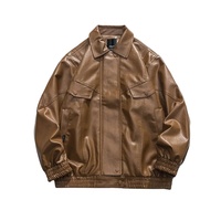 Veste universitaire pour homme en cuir de mouton véritable, conçue sur mesure, de haute qualité, respirante, coupe-vent, chauffante, à capuche amovible