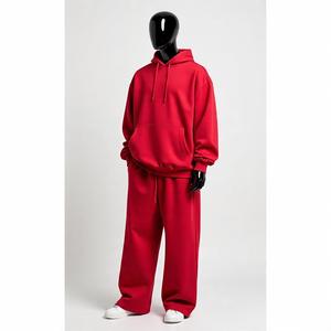 Survêtements imprimés sur mesure grande taille en coton 380 GSM de haute qualité, molleton évasé respirant, coupe-vent, écologique, à manches longues - Product Image 6
