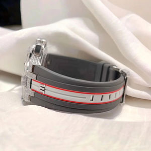 Reloj de Pulsera de Acero Inoxidable de Lujo para Hombre, Marca Moissanite Diamond, Reloj de Cuarzo Multifuncional de Lujo para Hombre, Cronógrafo - Product Image 4