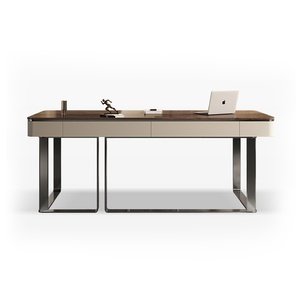 Modern Minimalist Solid Wood <b>Computer</b> <b>Desk</b> Luxury Italian Design Wooden Bedroom Dressing Table Home Office Studydesk - Product Image 2