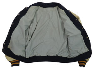 Unisexe Vintage Baseball Varsity Vestes Autumnsolid Casual Cuir Laine Manteau D'hiver Capuche Longue Lumière Fermeture À Glissière Crochet - Product Image 3