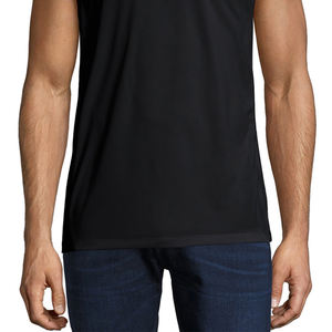 Camiseta sin mangas de gimnasio para hombre con logotipo personalizado, camiseta atlética de algodón 100%, camiseta sin mangas de entrenamiento físico, ropa deportiva personalizada - Product Image 4