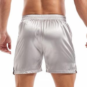 Shorts de sport en soie respirants brillants confortables pour hommes séchage rapide imperméable Fitness course plage décontracté - Product Image 2