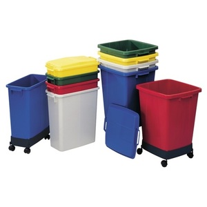 Contenedor de Recolección de Residuos y Reciclaje 90 L H600xW485xD510mm PE Gris de GRAF - Product Image 1