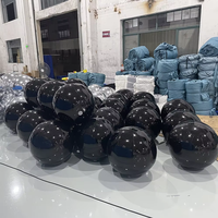 Sphères miroir gonflables en PVC métallisé, ballons géants brillants, boule miroir gonflable pour Noël en extérieur