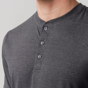 Camiseta personalizada de alta calidad con cuello de talla grande para hombre, Camiseta 100% de algodón de lujo de alta calidad para hombre - Product Image 1