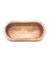 Bol à pâte en bois décoratif fait à la main pour bougie, Fruits ou salades bol de ferme rustique Vintage de haute qualité