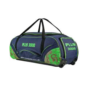 Bolsa de Transporte para Equipo de Cricket CA Plus 3000 con Ruedas, Negra/Verde - Product Image 2