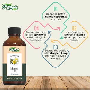Huile de Monoï Zing Biologique 100% Pure et Naturelle Prix le plus bas Emballage personnalisé disponible - Product Image 5