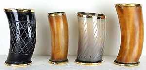 Tasse de bière Viking Warrior Ale de corne naturelle - Product Image 1