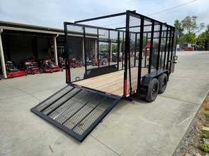 Lớn Tex 7 16 Dump Trailer <span class=keywords><strong>8</strong></span> tấn công suất 16 <span class=keywords><strong>LP</strong></span> 16 cao side cho trang trại máy kéo mới được sử dụng tình trạng bánh răng động cơ trục lốp bao gồm - Product Image 6