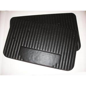 GENERIC FIAT 500 L COPPIA PANNELLI PORTA ANTERIORI NERI a CANALETTI - Product Image 1