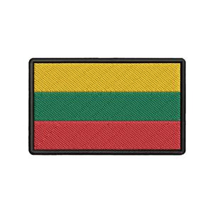 Lithuania Flag <b>Patch</b> Iron On Badge Sew On Lithuanian Flag Embroidered Applique, Lithuania Flag <b>Patch</b> - Product Image 5