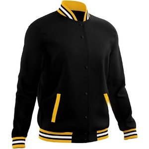 Chaqueta Universitaria de Béisbol Unisex de Invierno de Alta Calidad, Logotipo Bordado en el Frente, Diseño Universitario Personalizable, 100% Algodón - Product Image 5