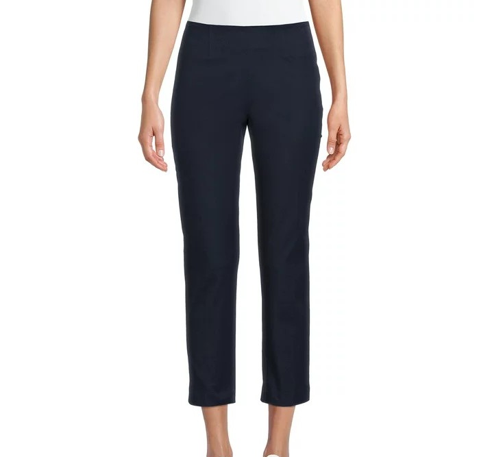 slim fit dress slacks Ponte Pants | Women's Straight Leg Ponte Dress Pants main image 1