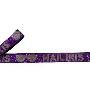 Correas de guitarra bordadas a mano con cuentas de semilla amarilla azul con diseño de monedero de estrella accesorio de moda hecho a mano - Product Image 3