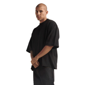 Camiseta de algodón 100% de peso pesado personalizada de alta calidad para hombre, ropa informal con hombros caídos y colores personalizados, ropa informal OEM - Product Image 2