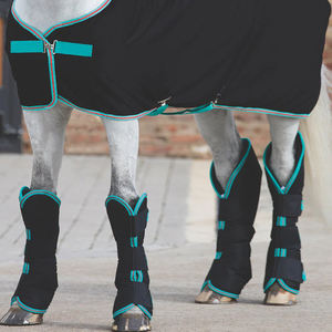 Bottes d'expédition de chevaux personnaliser le logo OEM vente chaude bottes équestres bien en forme en tissu solide imprimé - Product Image 2