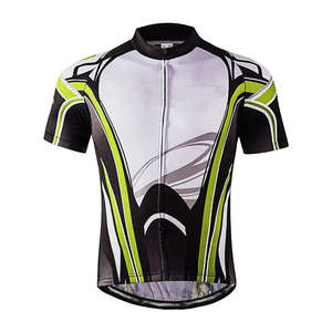 Short <b>Sleeve</b> Road <b>Cycling</b> <b>Jersey</b> with Polyester Fabric Moisture Control and Comfortable Fit for Daily and <b>Long</b> Distance Riding - Product Image 6