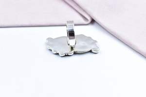 Handmade Purple Dahlia <b>Turquoise</b> And Sterling Silver Adjustable <b>Ring</b> - Product Image 3