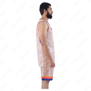 Maillot de basket-ball unisexe pour adultes de haute qualité, respirant, personnalisé avec logo d'équipe imprimé, ensemble short d'été BSCI, grandes tailles - Product Image 5