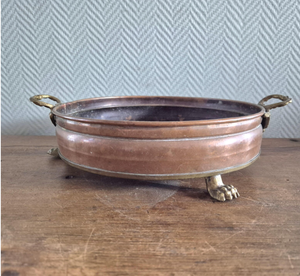 Jardinière en métal, pot à fleurs antique en cuivre, support de plante décoratif pour la maison, boîte de fenêtre extérieure, pots décoratifs de jardin, porte-fleurs - Product Image 3