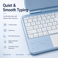 Étui clavier pour tablette en gros, contrôle tactile intégral, anti-traces de doigts, surface facile à nettoyer pour la productivité au bureau et l'usage quotidien