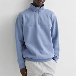 Sudadera de Hombre con Media Cremallera y Logotipo Personalizado, de Alta Calidad, en Felpa de Algodón, con Envío y Entrega - Product Image 6