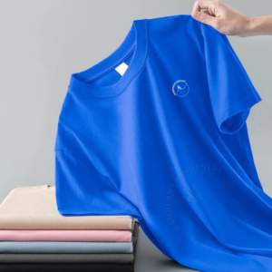 เสื้อยืดคอกลมแขนสั้นสำหรับผู้ชาย, เสื้อยืดผ้าฝ้าย100% ธรรมดาระบายอากาศได้ดีสไตล์สตรีทสูงพิมพ์ลายดิจิตอลตัวอักษร - Product Image 2