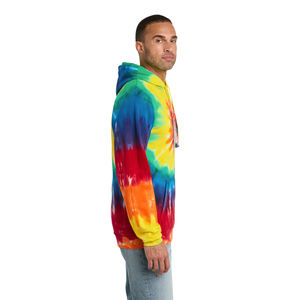 Fashion Men <b>Tie</b> <b>Dye</b> Pullover Hoodie Colorful Cotton <b>Sweatshirt</b> with Kangaroo Pocket Warm Winter Streetwear Unisex Hoodie - Product Image 4