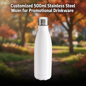 Bottiglia d'Acqua Personalizzata in Acciaio Inossidabile da 500ml per Articoli Promozionali - Product Image 3