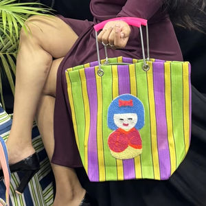 ถุงช้อปปิ้งผ้า PP แบบนำกลับมาใช้ใหม่ได้มีซิปรีไซเคิลปรับขนาดได้เป็นมิตรกับสิ่งแวดล้อมส่งจำนวนมากจากอินเดีย - Product Image 1