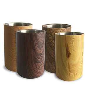 Stainless Steel Marble Bar Wood <b>Bowl</b> <b>Set</b> Kitchen Gadgets Wine Accessories Wine Cooler for Champagne Bucket Gift <b>Set</b> Metal - Product Image 5