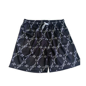 กางเกงขาสั้นไฮสตรีทกางเกงขาสั้นผ้าตาข่ายอะนิเมะสำหรับผู้ชายกางเกงขาสั้นพิมพ์ลายกราฟิกผ้าโพลีเอสเตอร์ชายหาดขนาดสหรัฐอเมริกาออกแบบโลโก้ได้ตามต้องการ - Product Image 6