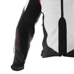 Blouson de moto en cuir respirant et coupe-vent, design personnalisé, pour la course hivernale, avec fermeture éclair intégrale, nouvelle arrivée - Product Image 5