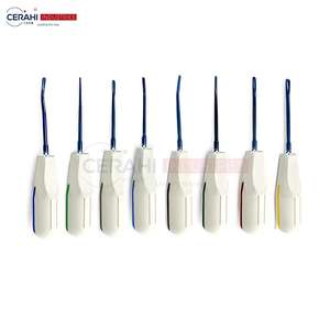 Juego de elevadores de raíz de luxación de 8 piezas, Kit de Instrumentos dentales manuales reutilizables, extracción de dientes, cirugía oral, Cerahi de acero para dentistas - Product Image 3
