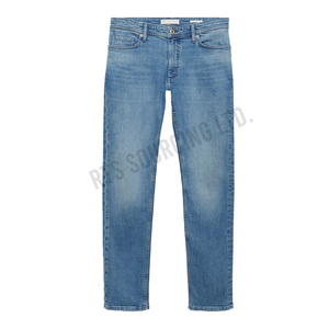Pantalones vaqueros transpirables para hombre, Vaqueros ligeros con tela de flujo de aire, perfectos para climas de verano y tropicales - Product Image 1