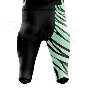 Uniforme de football américain respirant de vente directe d'usine 100% couleurs et logo personnalisables en polyester Service OEM fabriqué au Pakistan - Product Image 6