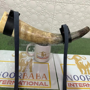 แตรวัว แตรเป่า ไวกิ้ง แตรเสียงอาเกตธรรมชาติ ขัดเงาด้วยเข็มขัดหนัง - Product Image 3