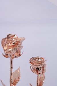 Flor Artificial de Oro Rosa Hecha a Mano, Ecológica y de Primera Calidad, para Halloween, Día del Padre y Otras Ocasiones - Regalo Decorativo de Larga Duración - Product Image 6